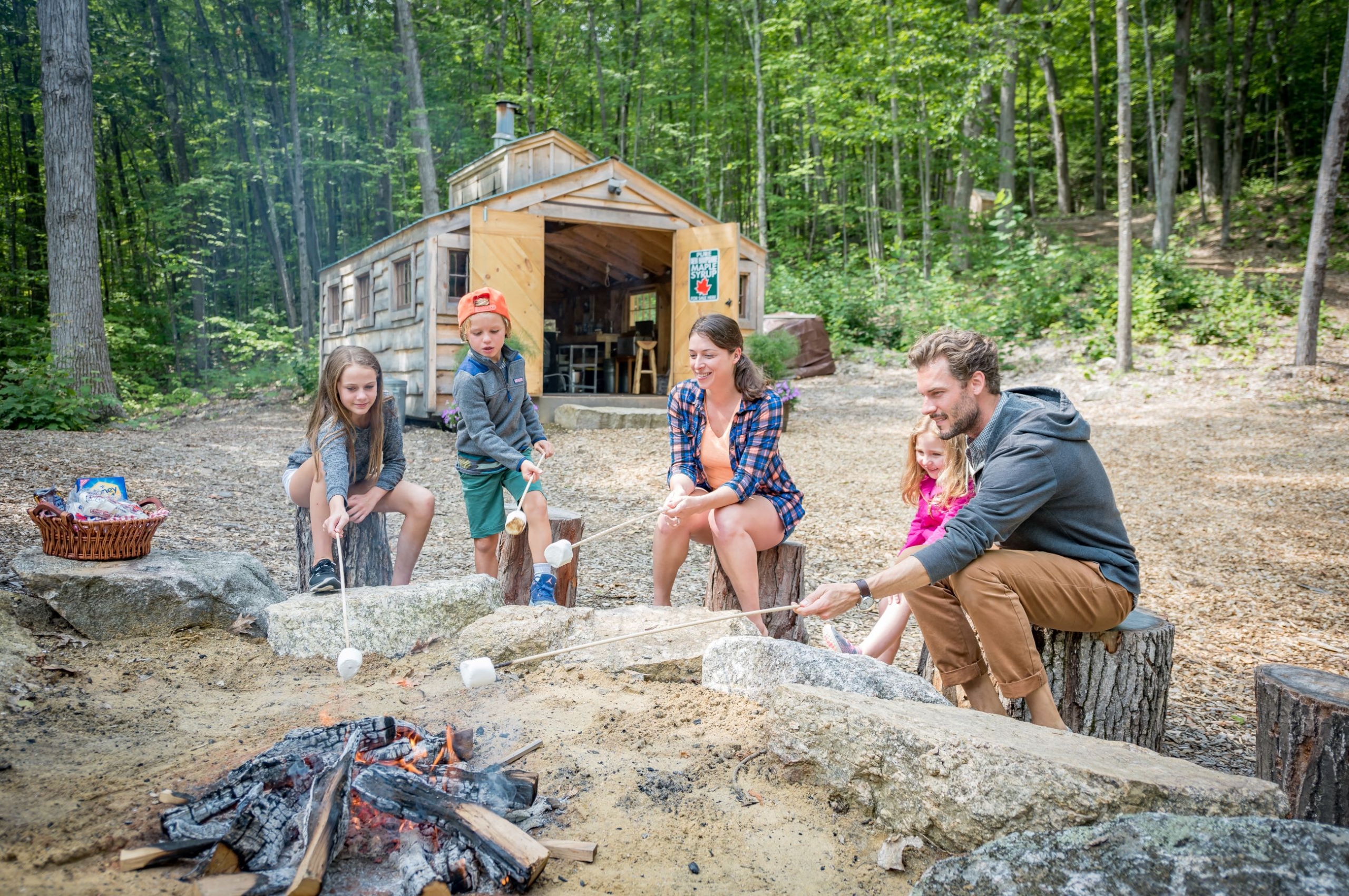 image of Family camping